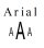 Arial Monogram